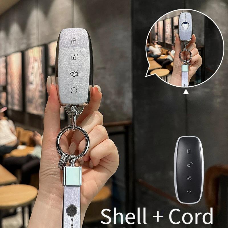 For DENZA D9 Car Key Cover N7/n8 Smart Key Modification Decoration TPU Full Package Protection Shell