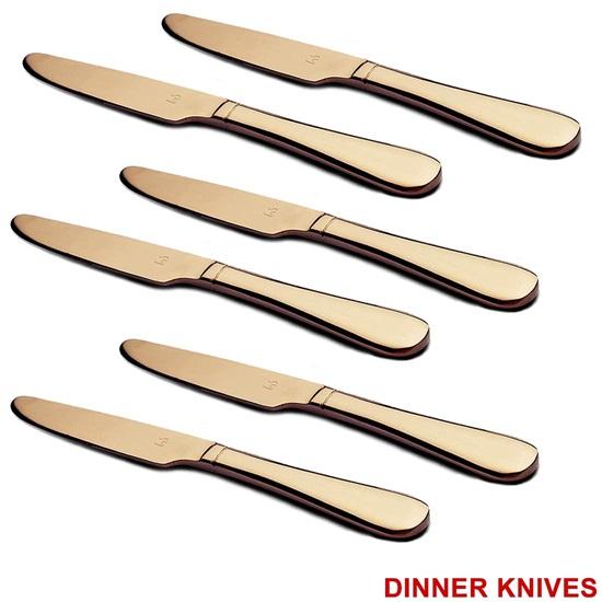 Set of 24 Pieces Gold Cutlery Set with Beautiful Packing