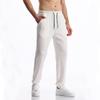 Piqué Gestreiftes Design Stoff Herren Freizeitsporthose Gym Sporthose Herren Jogger Sweatpants Laufen Workout Joggen Lange Hose
