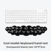 Transparent Keyboard Wrist Rest Gradient Wrist Pad Portable Silicone Wrist Support  Office