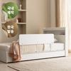 Zen-Tis Domestic Production Children's Bed Safety Guardrail 120 cm - Plain Design (High-Quality Bracket)