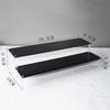Black Acrylic Multi-Layer Display Stand for Model Figures, Bracelets, and Jewelry Storage.