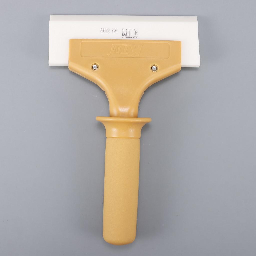 

KTM пленочный скребок, резиновые лезвия, виниловый гладкий инструмент для окон, скребок для снега, лопата для льда, средство для удаления клея, очиститель воды, инструмент для тонировки автомобиля S жёлтый/белый