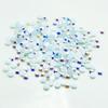 Hot Sale 2-6mm Flatback Resin Rhinestone Appliques Round Shape Bulk Colors for Nail Art Decoration Shoes Clothes Cup DIY