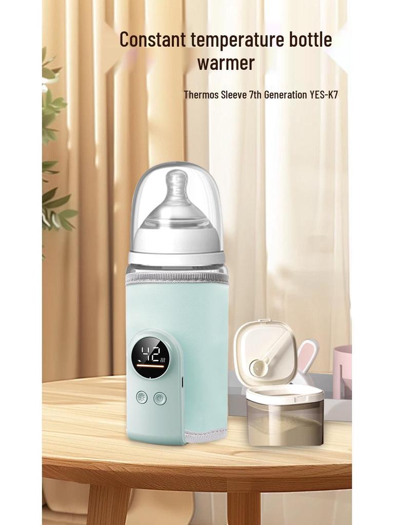 USB Rechargeable Smart Baby Bottle Warmer with Constant Temperature