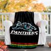Panthers Flannel Blanket Soft All-Season Throw, Design for Camping, Car Travel, Hiking Sofa, Bed, Office Perfect Gift for Parties