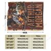 Red Dead Redemption 2 Blanket Quality Warm Soft  Throw Blanket Winter Picnic Couch Bed Print Bedspread