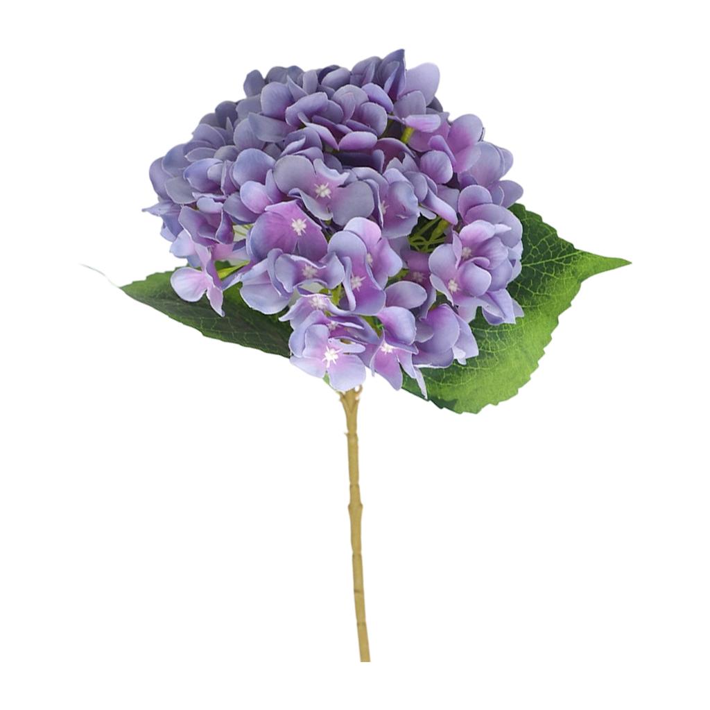 Single Artificial Hydrangea Flower - Elegant Home Living Room Decoration And Wedding Bouquet
