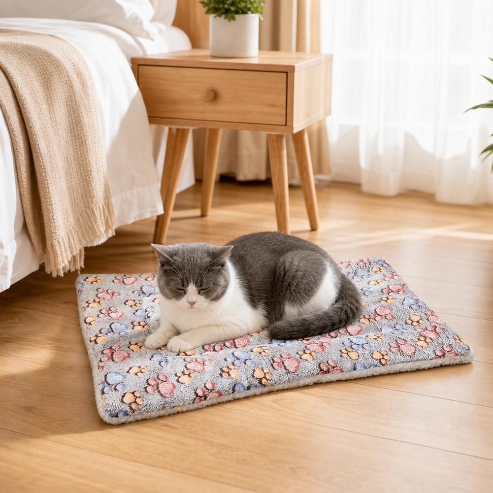 S-XXL Thick And Soft Pet Mat All Season Dog And Cat Bed Mat Ideal For Small To Medium Dogs Soft And Cushy Pet Supplies