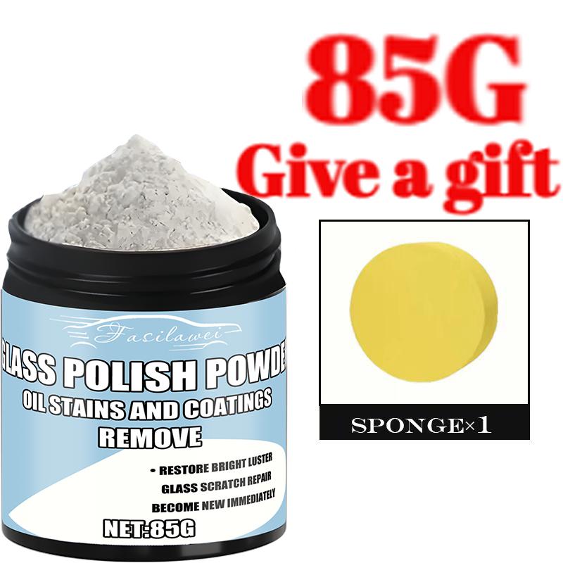 Multi-purpose automotive parts polishing powder - suitable for polishing and restoring automotive glass, chrome plating, and oth