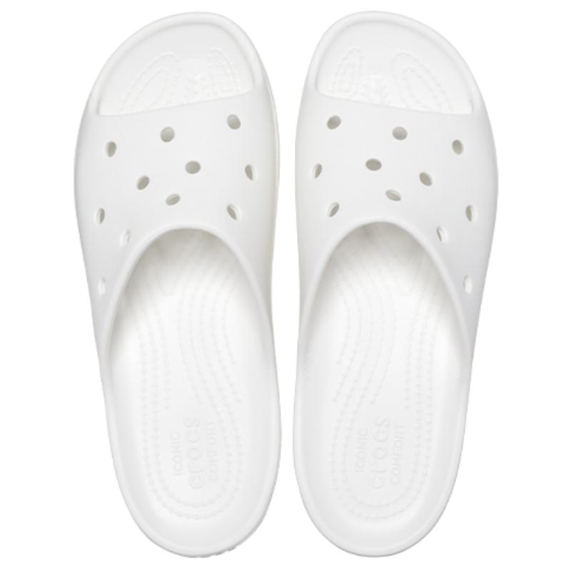 Crocs Classic Clog Platform Sandals Women's White