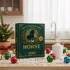 Christmas Calendar Advent 2D Christmas Tree Decorations Horse Pendant Countdown Calendar Christmas Gifts For Kids