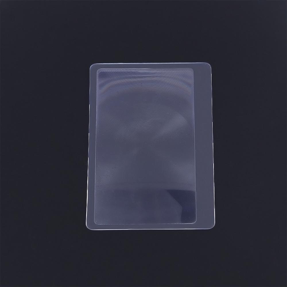3X Made Of Plastics For Reading Newspaper Book Magnifiers Loupe Magnifying Glass Fresnel Lens