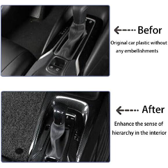 Car Accessories Fit for Toyota Corolla 2020 2021 2022 2023 2024 2025 ABS Interior Center Console Gear Shift Panel Frame Cover Interior Decoration