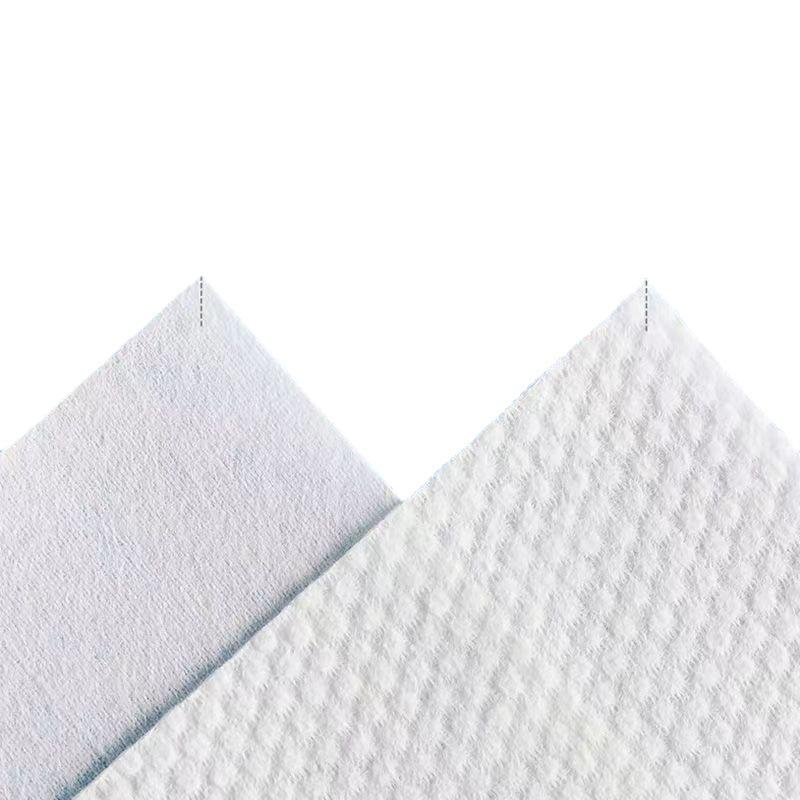 Dickes Baumwoll-Perlmuster-Gesichtstuch: Einweg, Doppelanwendung, Weich für Trocken-/Nassreinigung