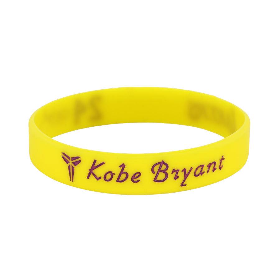 Douyin Popular NBA Star Signature Luminous Silicone Sports Bracelet/Wristband