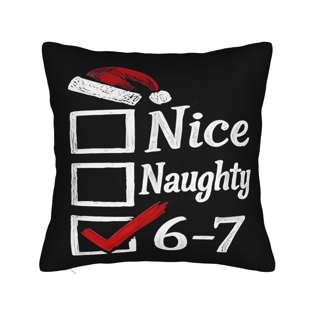 67 Sechs Sieben Italienisches Gehirnfäule Meme Kissenbezüge Lustiger Kissenbezug für Sofa Couch Bett Wohnzimmer Gemütlicher Kissenbezug