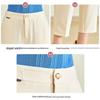 Jianhu Women's Summer High-Waist Slim Cropped Pants