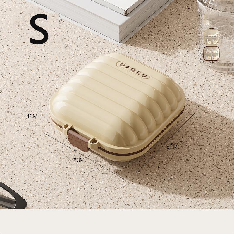 Portable mini pill Box Outdoor travel compartment Pill Organizer Women's moisture-proof sealed jewelry container storage box