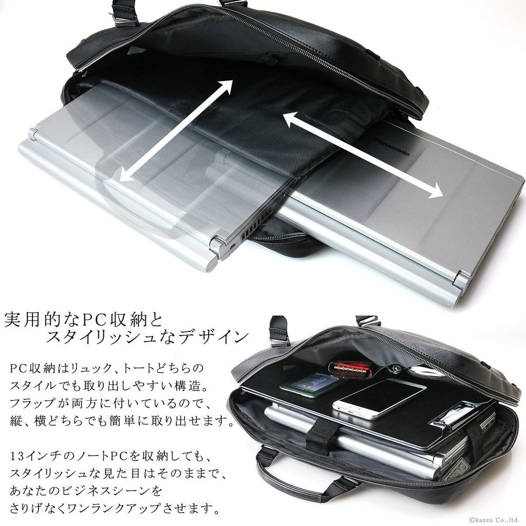 Bolsa de Negócios Masculina Zario, Tamanho A4, Couro Sintético Estilo Saffiano, Mochila de Negócios Versátil 2 Vias para o Dia a Dia [ZA-1008] (Marinha)