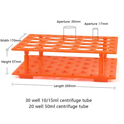 1 stuks 10/15/50 ml centrifugeerbuisrek reageerbuisrek houder schoolbenodigdheden apparatuur multifunctioneel reageerbuisrek