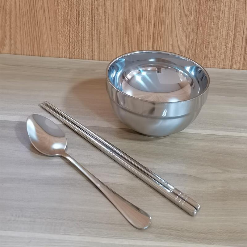 Qianxing Stainless Steel Divided Meal Tray Set