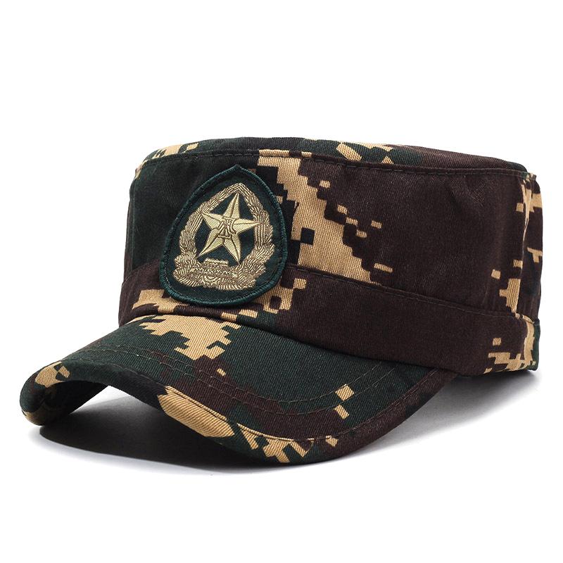 Camouflage Army Hat Men Women Baseball Cap Camo Military Cadet Outdoor Sport Adjustable Combat Flattop Sun Cap