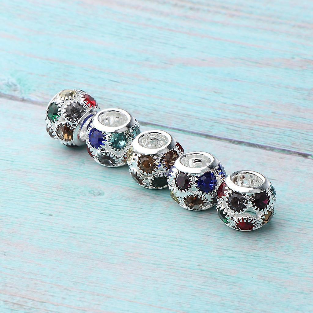 3x5pcs Dreadlock Hair Beads Hair Braid Pins Rings Cuff Clips Fashion Jewelry Colorful