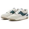 SAUCONY Cross 90 Pu Round Toe Lace-Up Wear-Resistant Non-Slip Low-Top Skate Shoes Unisex Skate Shoes White Green S79035-8