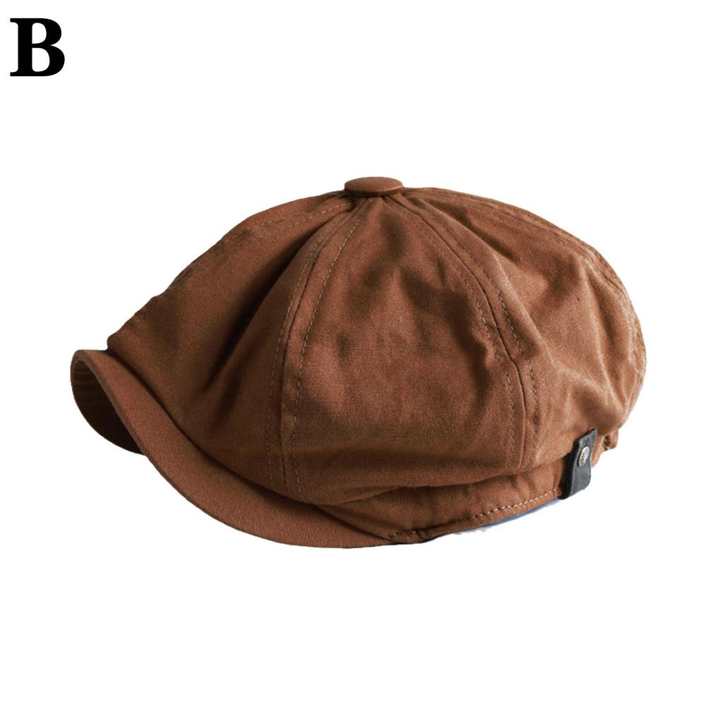 Ретро кепки газетчика мужские восьмиугольные кепки осенние британские женские кепки художника модные береты gorras повседневная бейсбольная кепка