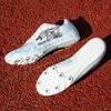 Fashion Men Women Track and Field Nail Shoes Running Training Ultra Light Soft Track and Field Athletes Running Spiked Shoes