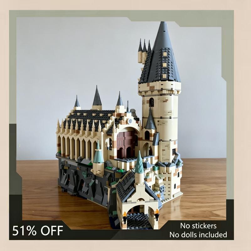 1173PCS Magical Castle Great Hall MOC Building Blocks Architecture DIY Assembly Creative Toy Collection Display Educational Gift