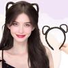 Wigs Braids Headband Cat's Ears Hair Hoops Role Playing Dress Up Cosplay Hair Accessories for Girls Hair Band