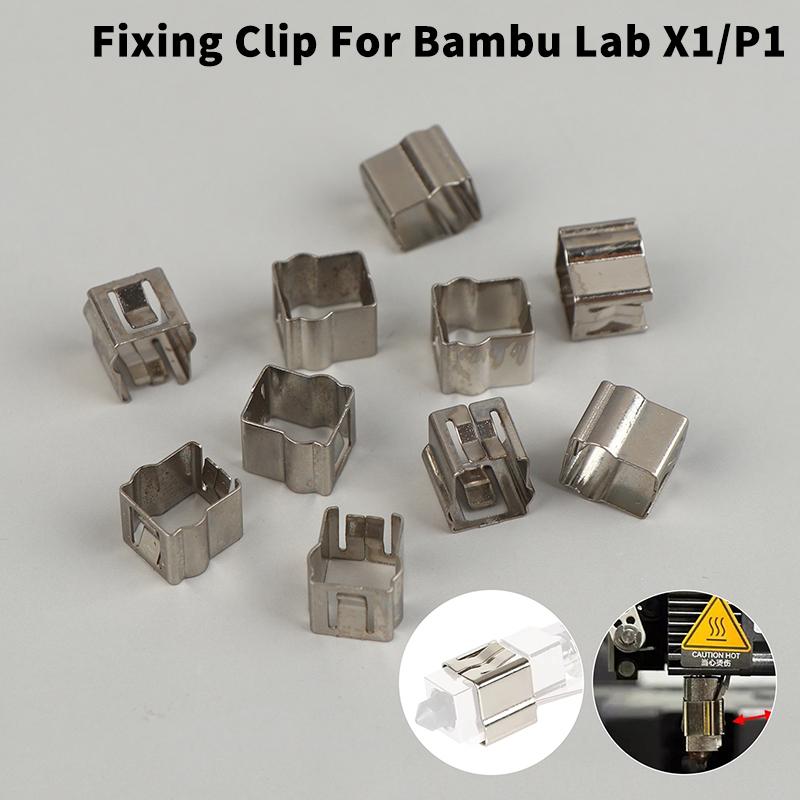 10/20 Pezzi Clip di Fissaggio Per Bambu Lab X1C/H2D/P1P/P1S Hotend Termistore / Cartuccia Riscaldante Ceramica Clip Accessori