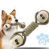 Pets Rope Ball Toy Biting Ball Squeak Toy Dog Toy Ball Rope Training Tool Pet Dog Toys