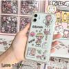 50Pcs Cute Cartoon Patterns Notebook Decoration Phone Water Bottle Decor  Children Boys Girls