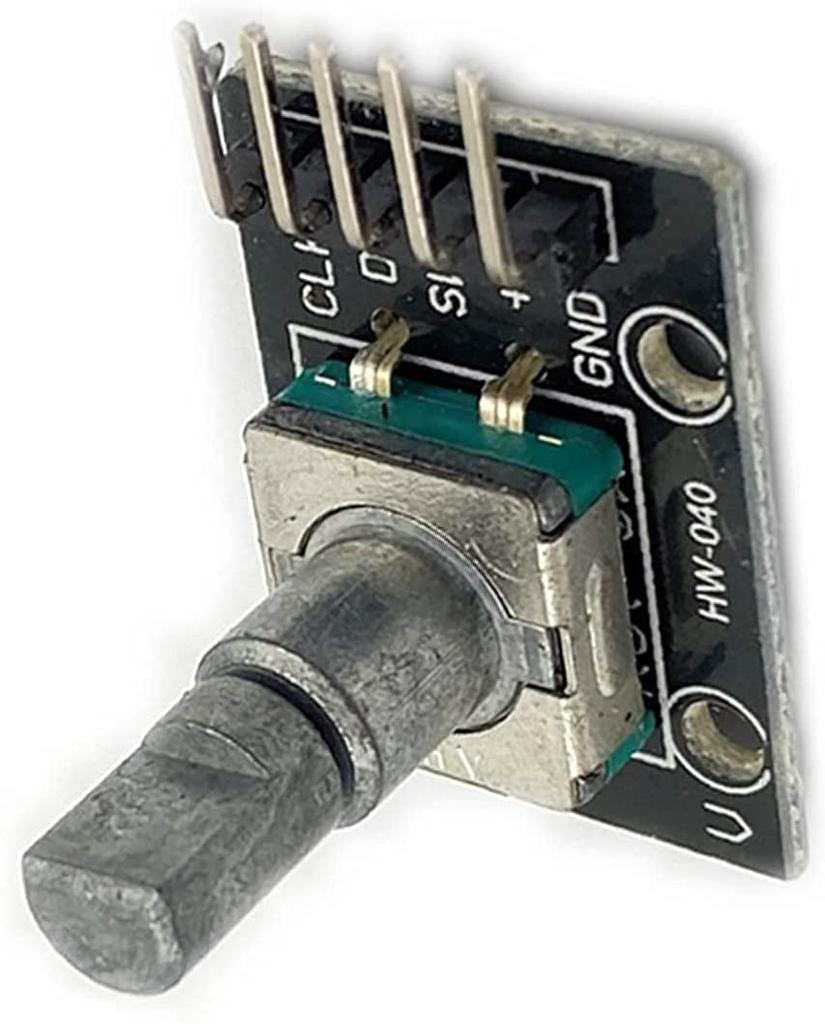 Rotary Encoder Module KY-040 – For Raspberry Pi Arduino – Push and Rotatable – Infinite Rotation – Metal
