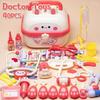 Simulation Dentist Box Kid Stethoscope Doctor Set Nurse Tools Bag Toys  Children Toys