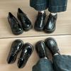 Schwarze vielseitige Retro-Plateau-Lederschuhe im britischen Stil für Damen 2025 neu Sommer französische erhöhende runde Zehen Einzel-Schuhe