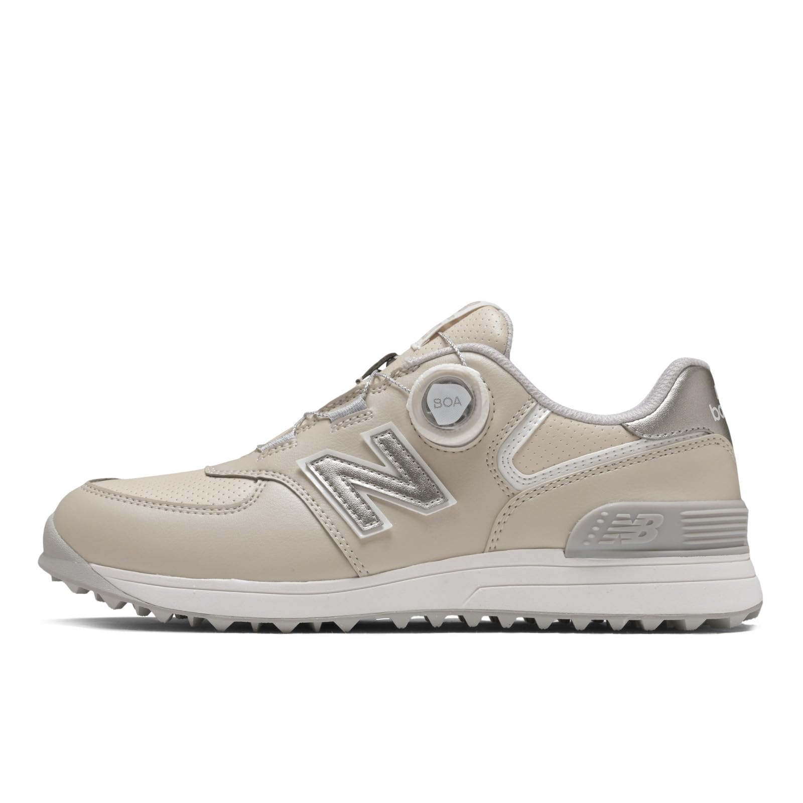 

New Balance 574 v4 BOA Spikeless Golf B4 Size 2E Shoes, Women s, (BEIGE), 24.0 cm,
