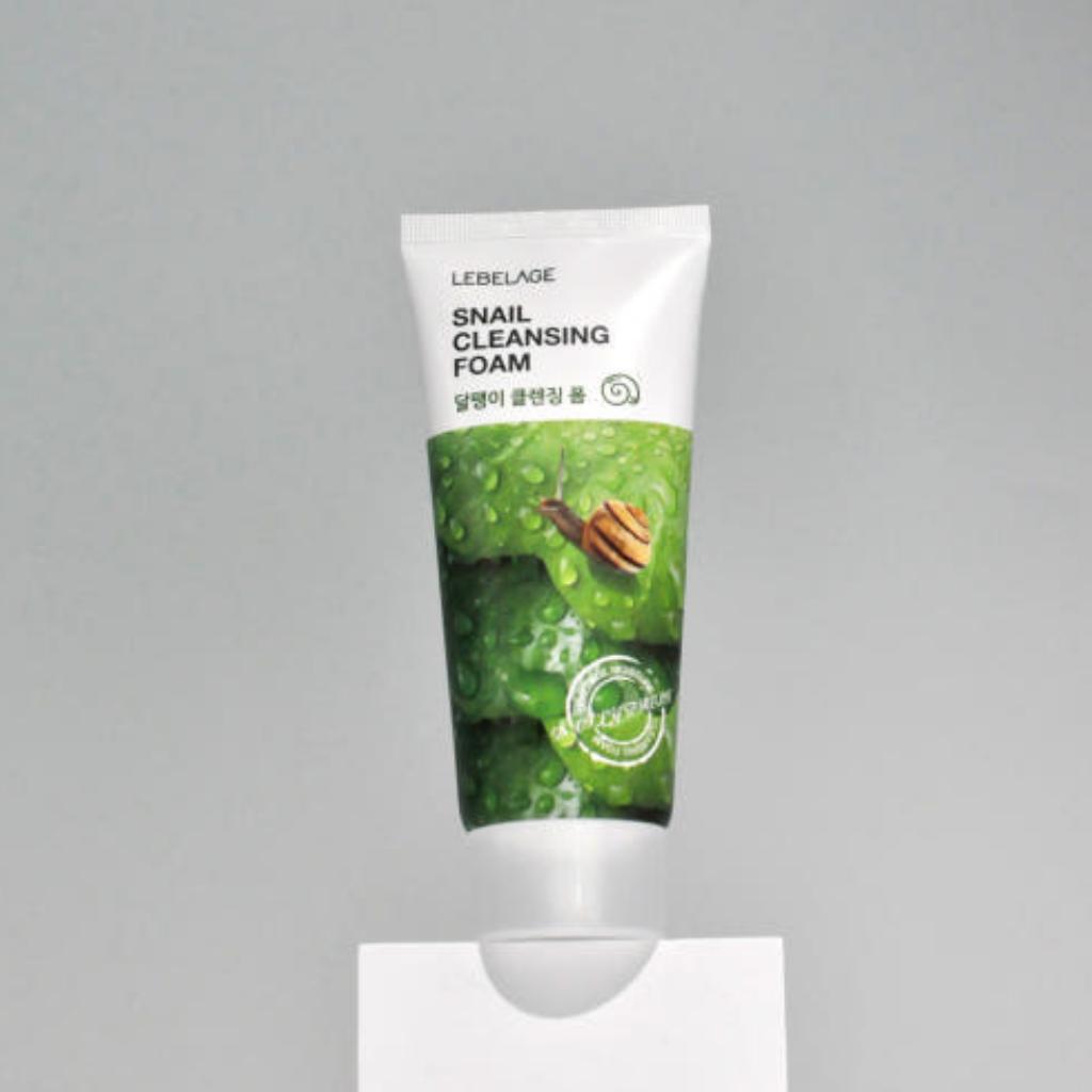 [LEBELAGE] Cleansing Foam 100 ml /RICE, SNAIL, ALOE, CICA, CHARCOAL, GREEN TEA, CUCUMBER, COLLAGEN