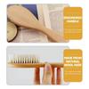 VICASKY Baby Hairbrush and Comb Set, Soft Wooden Comb for Scalp Care, Natural Materials, Anti-Static
