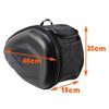 Dual-Sided Multi-Functional Motorcycle Saddle Bag and Helmet Carrier