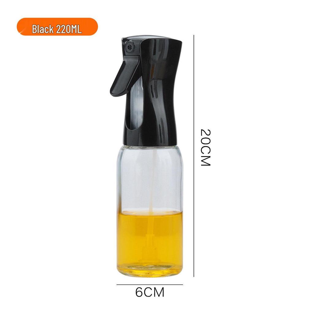 Glass Oil Sprayer for Kitchen and Air Fryer - Food Grade, Thickened PET Atomizing Bottle