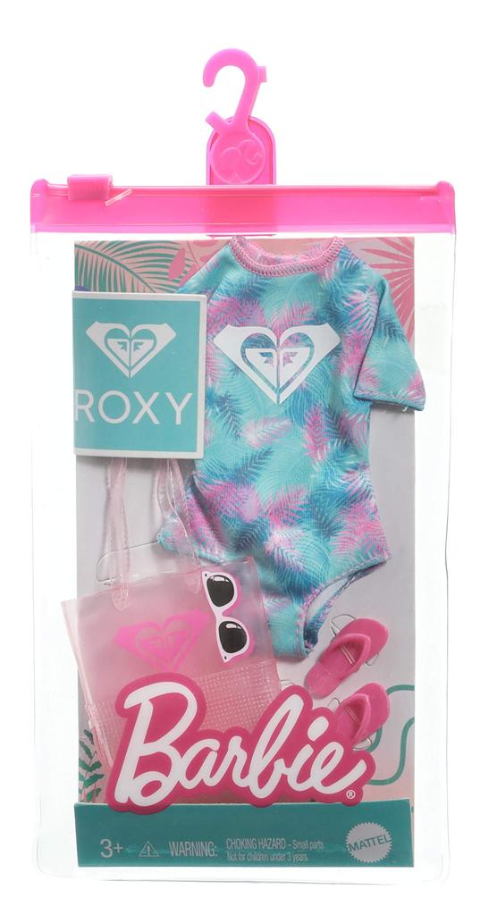 Barbie Licensed Fashion Set Doll Storage [ROXY Collaboration] [8-Fashion Box] [Dress-Up Clothes] [Includes Case] [Ages 3+] 986A-GWF05