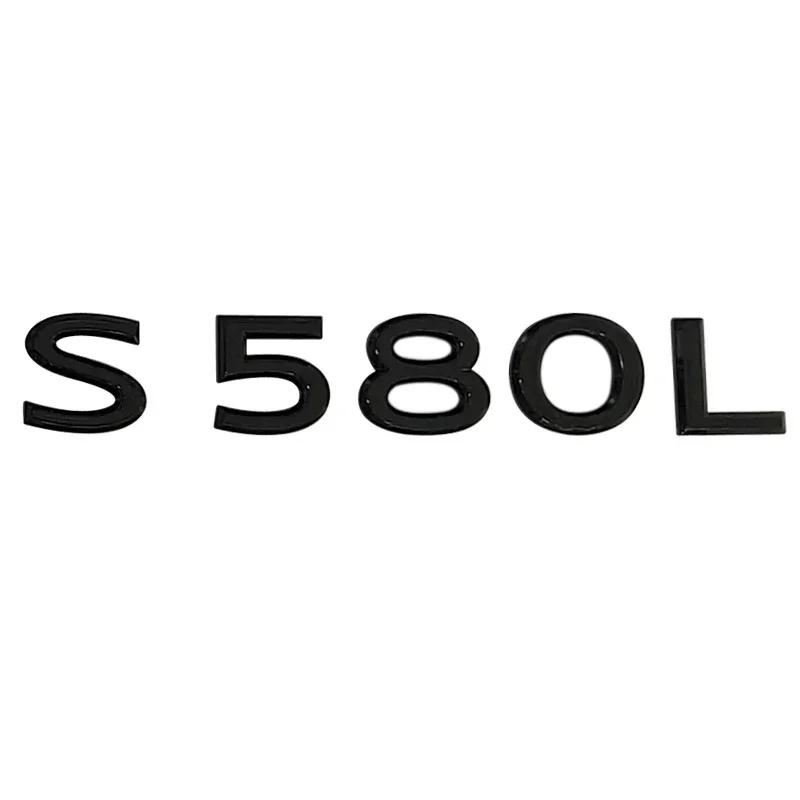 ABS Car Body Side Emblem Sticker Trunk Badge Decals for Mercedes Benz Maybach S400L S450L S480L S500L S580L S600L S680L Exterior