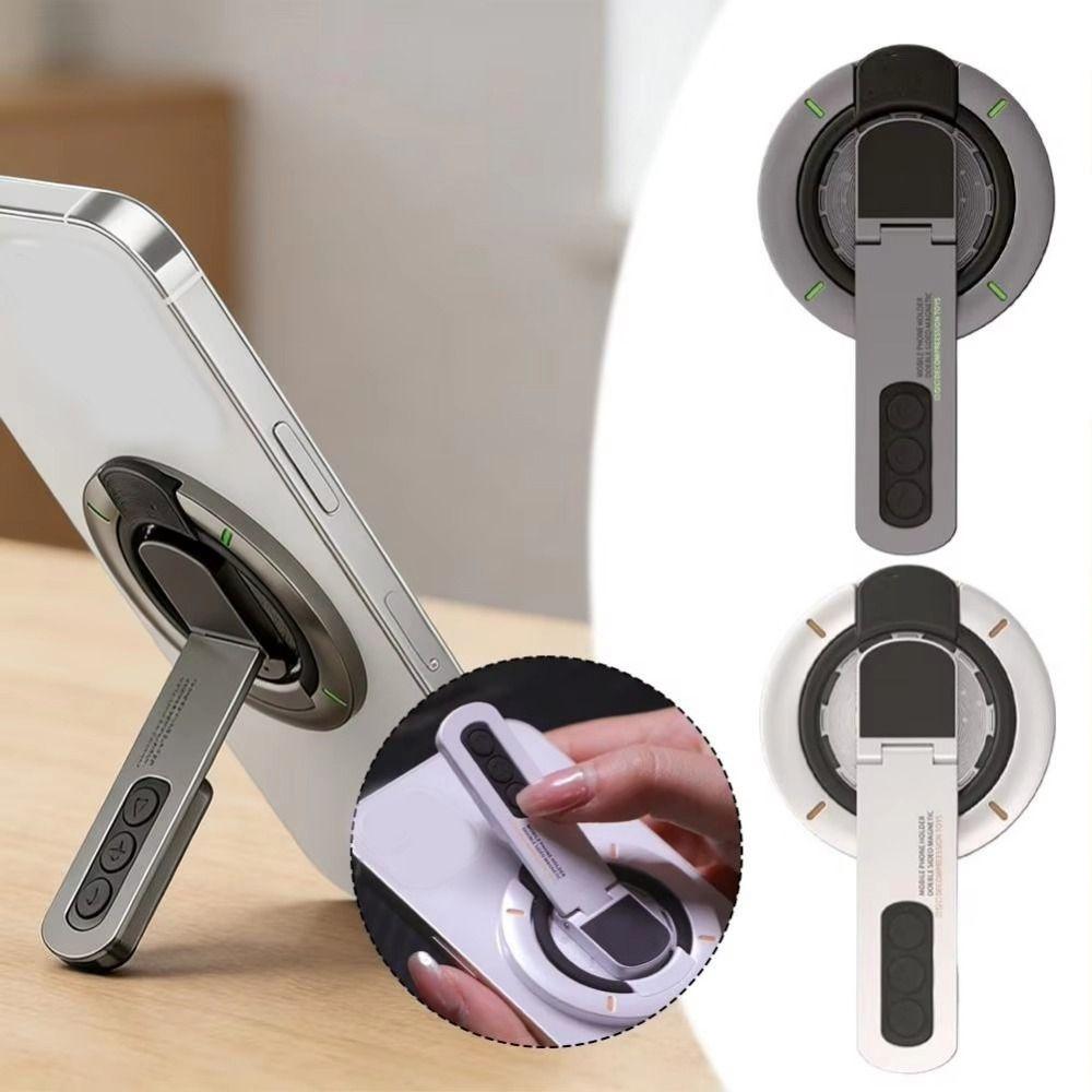Dwustronny Magnetyczny Uchwyt na Telefon Bezdotykowy Stojak Wspierający Smartfony Montaż na Biurko