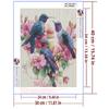 5d DIY Diamond Painting Cross Stitch Hummingbird Flowers Diamond Embroidery Mosaic Full Round Drill Home Decor