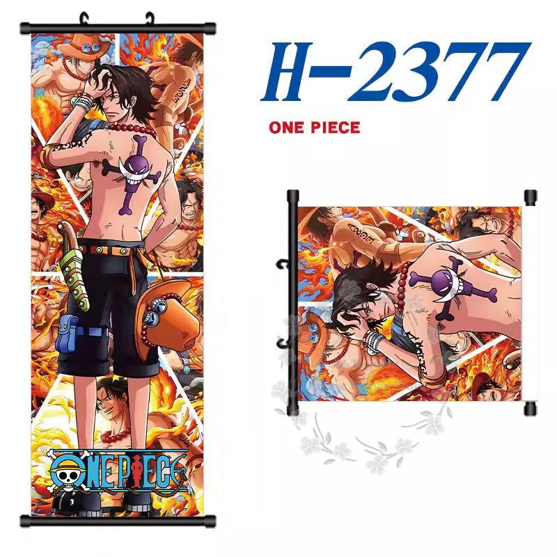 Latest O-One P-Piece Poster Scroll Painting Peripheral Hanging Painting Bedside Living Room Background Wall Cloth Painting