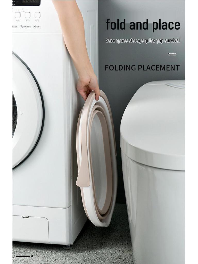 Portable Foldable PVA Mop Bucket for Indoor & Outdoor Use